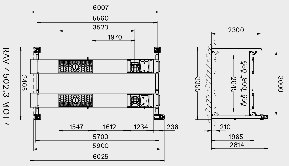 Dama HDM5.4700 4 Post Lift